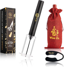 Load image into Gallery viewer, Wine Ziz Wine Pump Pressure Opener w Foil Cutter Gift Set