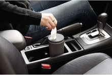 Load image into Gallery viewer, iDesign Reusable Wipe Dispensing Canister for the Car, Bathroom, Charcoal