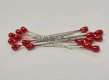 Load image into Gallery viewer, Corsage / Boutonniere Red Teardrop Pins 2" pk/144
