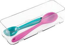 Load image into Gallery viewer, iDesign Clarity Interlocking Drawer Organizer, Extra Large, Clear
