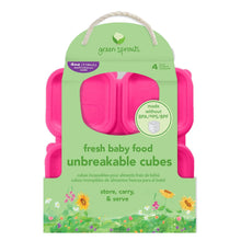 Load image into Gallery viewer, green sprouts Fresh Baby Food Unbreakable Cubes (4oz/4pk)
