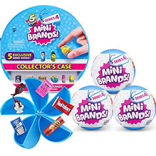 Load image into Gallery viewer, 5 Surprise Mini Brands Collector&#39;s Kit by ZURU with 3 Mystery Capsules + 1 Case
