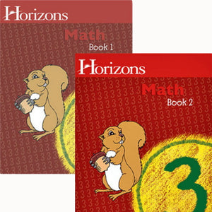 HORIZONS 3rd Grade Math Student Books 1 & 2 Set