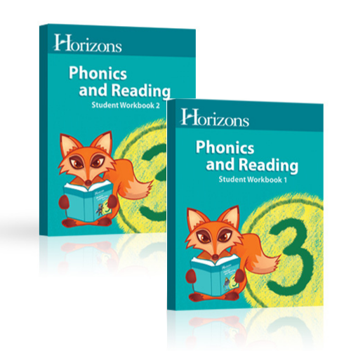 HORIZONS 3rd Grade Phonics Student Books 1 & 2 Set