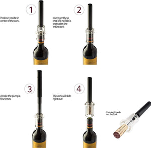Wine Ziz Professional Wine Accessories Gift Box Air Pressure Pump Bottle Opener
