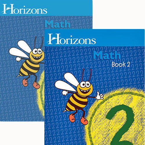 HORIZONS 2nd Grade Math Student Books 1 & 2 Set