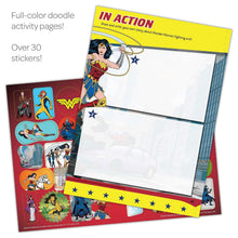 Load image into Gallery viewer, Wonder Woman 48-Page Deluxe Activity Sketch Book with 30 Stickers
