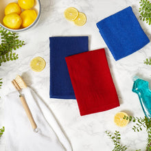 Load image into Gallery viewer, DII Basic Barmop Collection Multi-Purpose Dishtowel Set, Patriotic, 4 Piece
