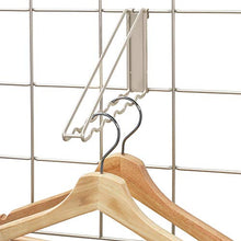 Load image into Gallery viewer, iDesign Jayce Metal Hanger Hook Modular Grid Wall System Satin Silver
