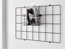 Load image into Gallery viewer, iDesign Jayce Metal Iron Holder, Basket for Modular Grid Wall Black

