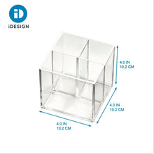 Load image into Gallery viewer, iDesign The Sarah Tanno Collection Cosmetic Organizer Cube, Clear

