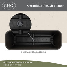 Load image into Gallery viewer, Classic Home and Garden by Growscape Corinthian Planter Box(10” Slate Blue)
