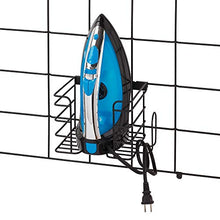 Load image into Gallery viewer, iDesign Jayce Metal Iron Holder, Basket for Modular Grid Wall Black
