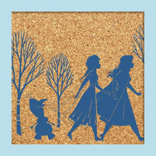 Load image into Gallery viewer, RoomMates Disney Frozen 2 Sisterly Love Cork Art | Kids Room Decor
