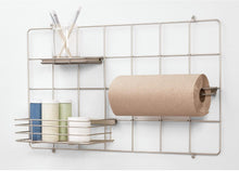 Load image into Gallery viewer, iDesign Jayce Metal Shelf Storage for Modular Grid System Satin Silver
