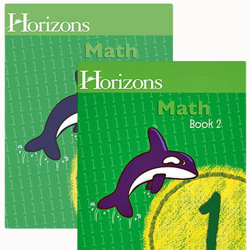 HORIZONS 1st Grade Math Student Books 1 & 2 Set