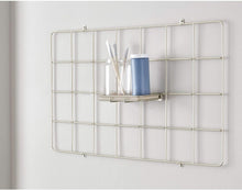 Load image into Gallery viewer, iDesign Jayce Metal Shelf Storage for Modular Grid System Satin Silver
