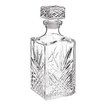 Load image into Gallery viewer, Bormioli Rocco Selecta Collection Whiskey Decanter 33.75oz Diamond Design
