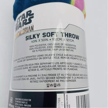 Load image into Gallery viewer, Star Wars: The Mandalorian Dark Hover Character Silky Soft Throw 40 x 50
