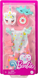 Barbie Clothes Pajamas and Slippers with Bedtime Accessories