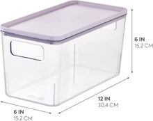 Load image into Gallery viewer, Rosanna Pansino x iDesign Clear Bin/Lavender Sprinkles Lid
