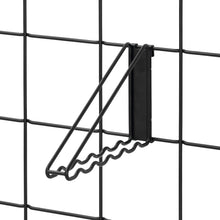 Load image into Gallery viewer, iDesign Jayce Metal Hanger Hook Modular Grid Wall System Matte Black
