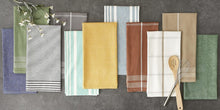 Load image into Gallery viewer, DII Assorted Woven Dishtowel Collection Classic Oversized, 20x28, Aqua, 5 Piece
