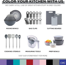 Load image into Gallery viewer, COOK WITH COLOR Silicone Cooking Utensils Kitchen Set, 5 Pieces, Grey Ombre
