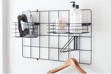 Load image into Gallery viewer, iDesign Jayce Metal Iron Holder, Basket for Modular Grid Wall Black
