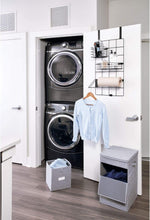 Load image into Gallery viewer, iDesign Jayce Metal Iron Holder, Basket for Modular Grid Wall Black
