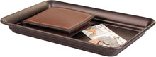 Load image into Gallery viewer, iDesign Vanity Tray Organizer, Set of 2, 9.7" x 6.3" x 1", Bronze
