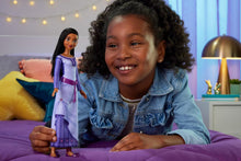 Load image into Gallery viewer, Disney Wish Asha of Rosas Posable Doll w Natural Hair
