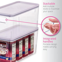 Load image into Gallery viewer, Rosanna Pansino x iDesign Clear Bin/Lavender Sprinkles Lid
