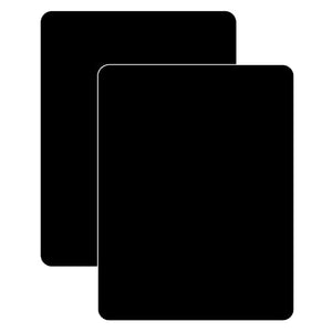 Cut N' Funnel Black Flexible Plastic Cutting Board Mat 2 Pack, 15" x 11.5"