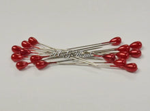 Load image into Gallery viewer, Corsage / Boutonniere Red Teardrop Pins 2&quot; pk/144
