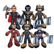 Load image into Gallery viewer, Marvel Avengers 6 PC SET Plush 9&quot; Good Stuff Comics Toy Action Figure Set
