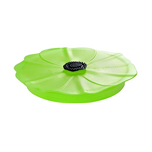 Charles Viancin Poppy Silicone Lid for Food Storage 8''/20cm Green Parakeet MF